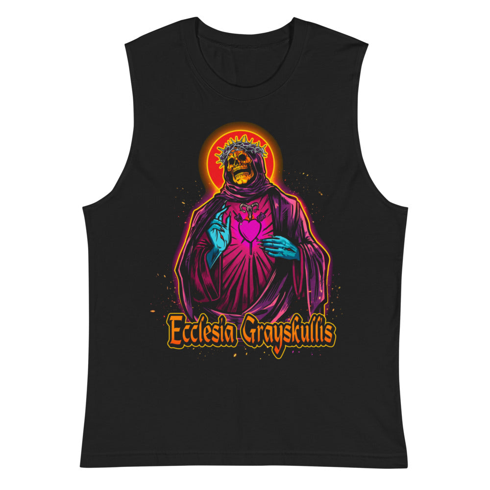 Sin Mangas Skeletor Ecclesia Grayskullis Pink Heart - Plano