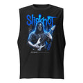 Sin Mangas Slipknot Blue Neon Mask White Guitar - Frente