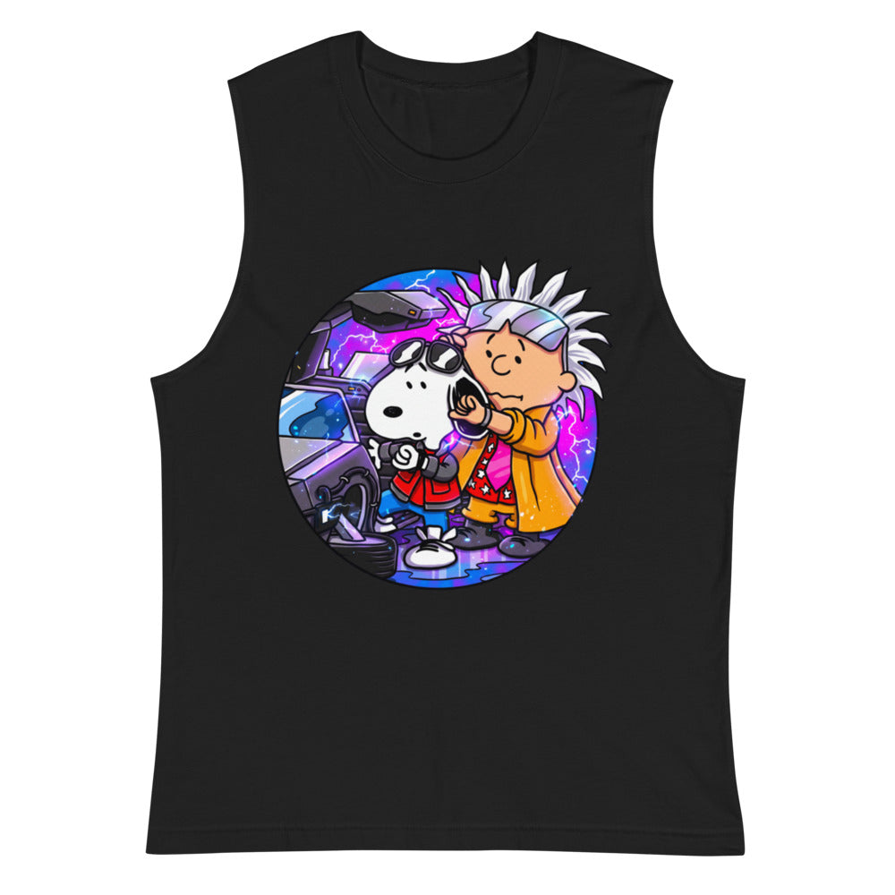 Sin Mangas Snoopy Marty Charlie Brown Doc DeLorean - Plano
