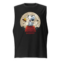 Sin Mangas Snoopy Woodstock Vampire Full Moon Doghouse - Frente