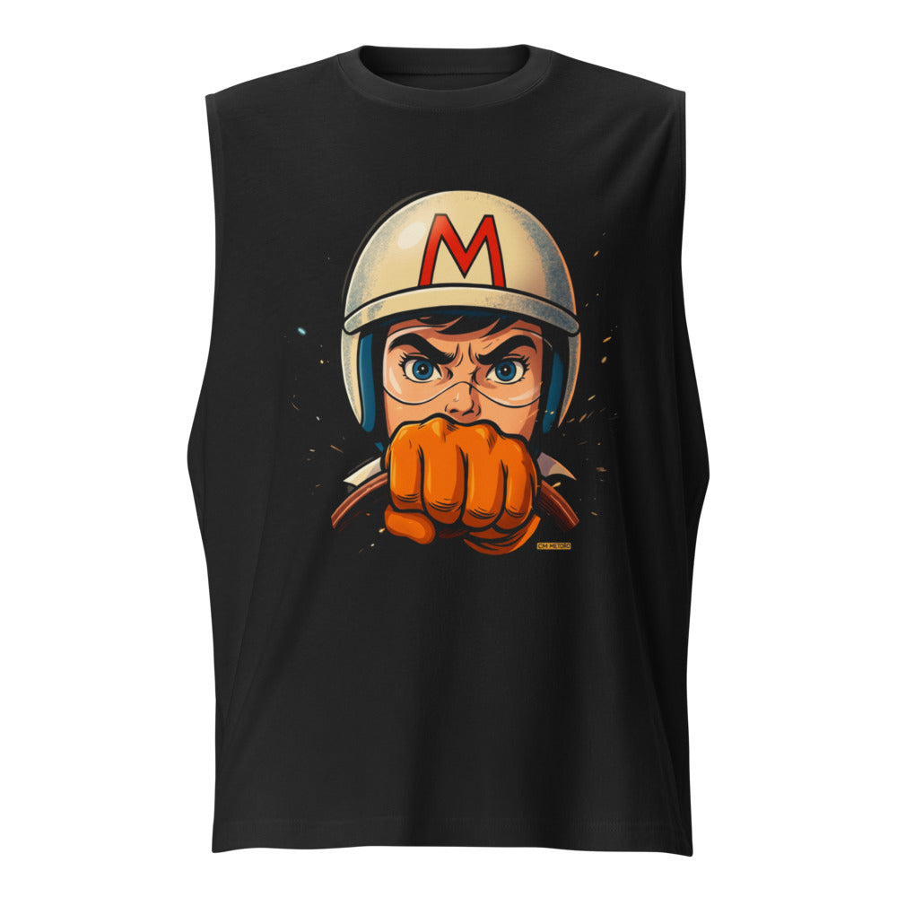 Sin Mangas Speed Racer Helmet Fist - Frente