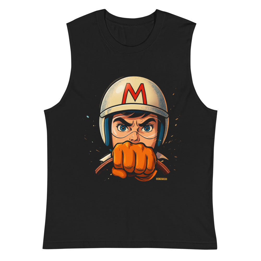 Sin Mangas Speed Racer Helmet Fist - Plano