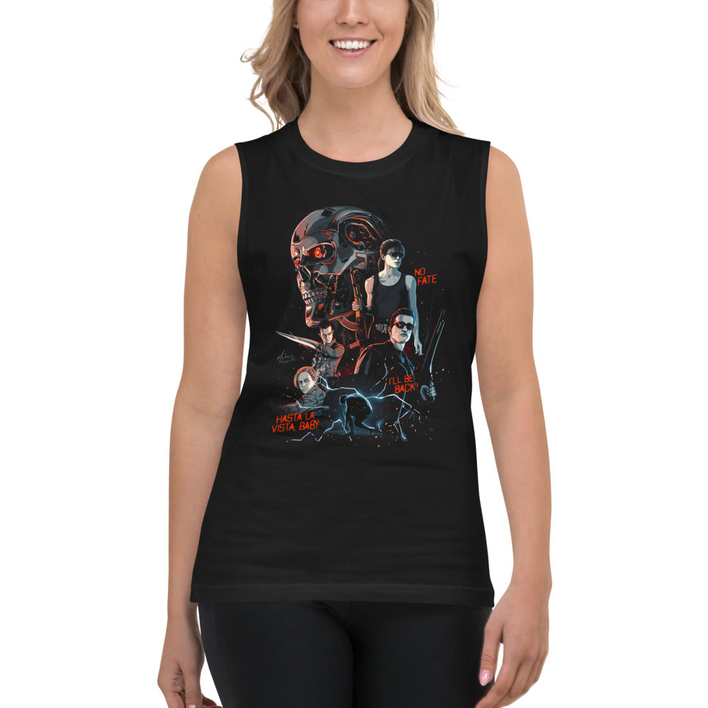 Sin Mangas Terminator No Fate Hasta La Vista - Modelo femenina