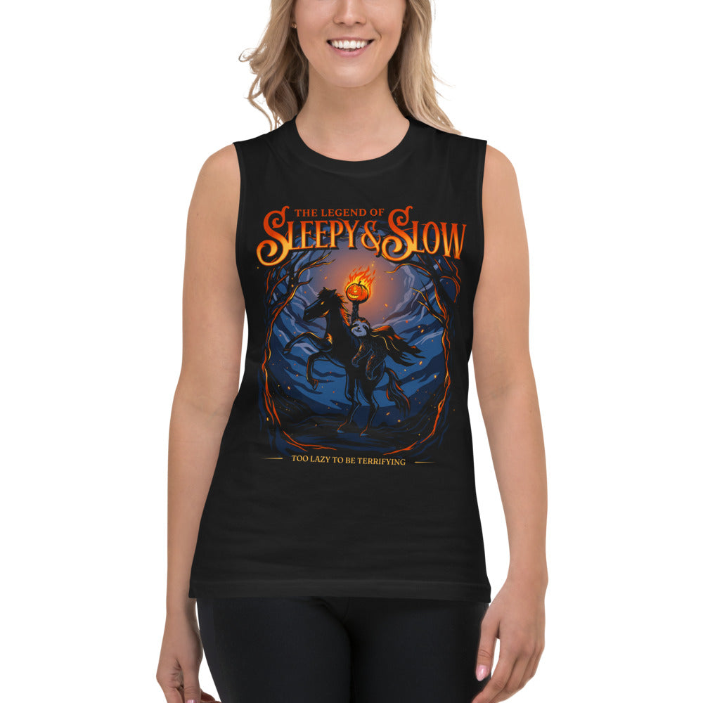 Sin Mangas The Legend Of Sleepy And Slow Sloth - Modelo femenina