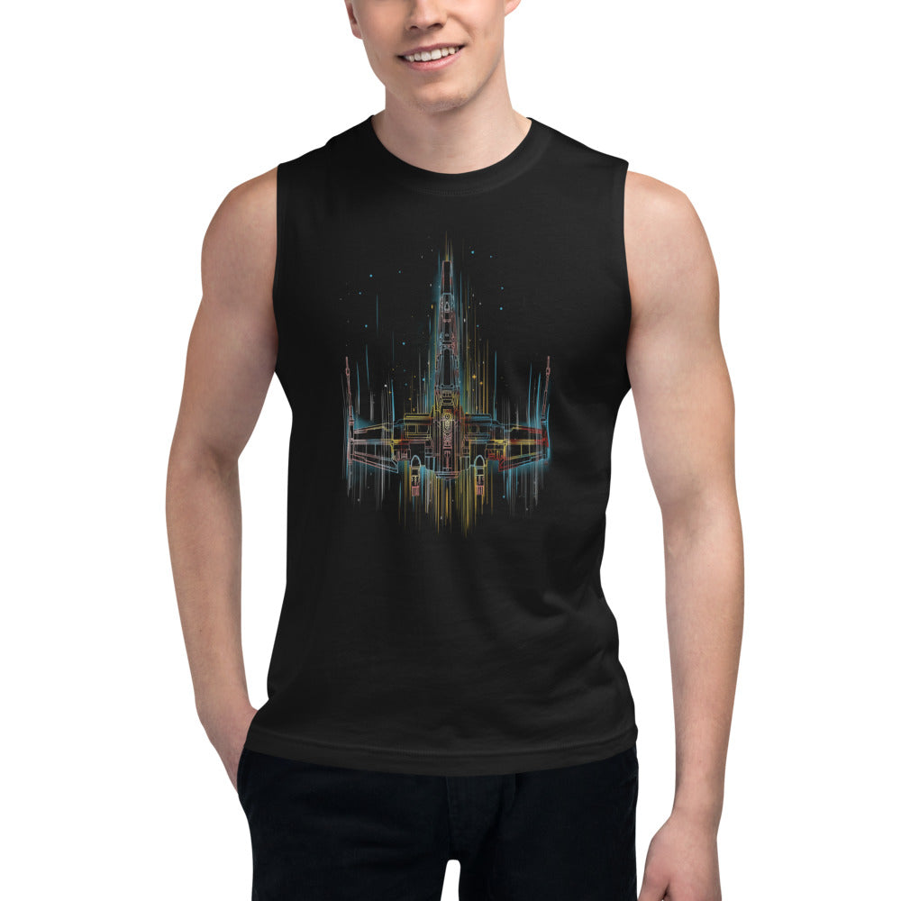Sin Mangas Xwing and Stars - Modelo masculino