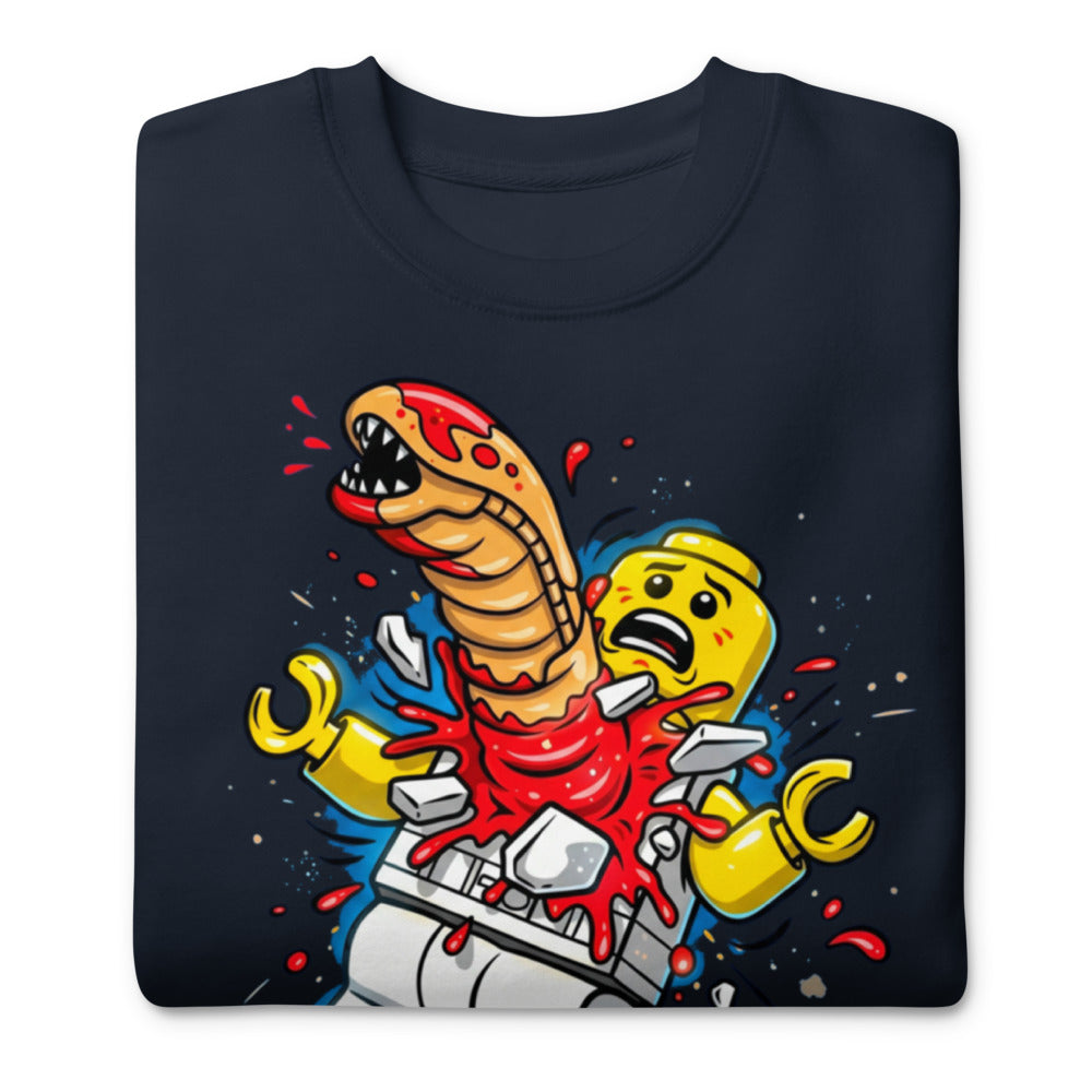 Suéter Alien Brick Astronaut Surprise - Doblado
