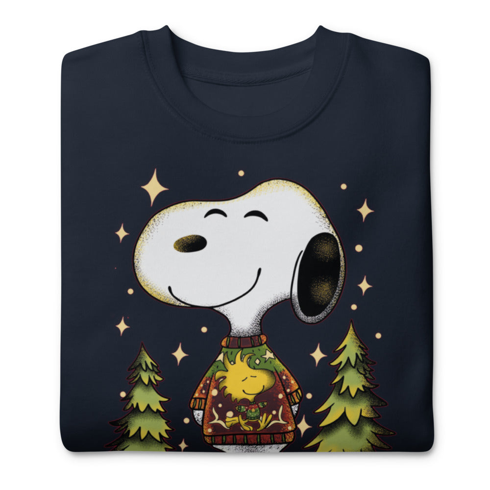Suéter Beagle de Navidad - Doblado