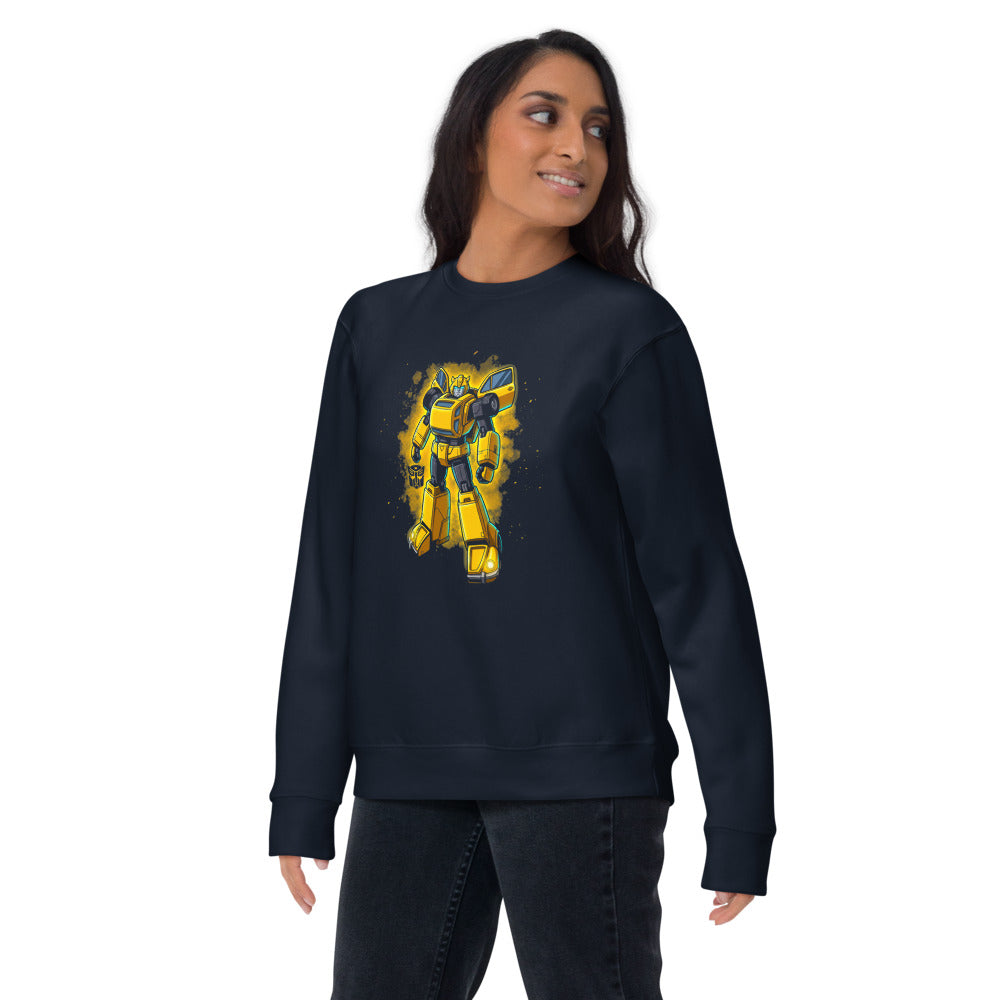 Suéter Bumblebee Autobot Yellow Glow Dust Cloud - Lifestyle mujer