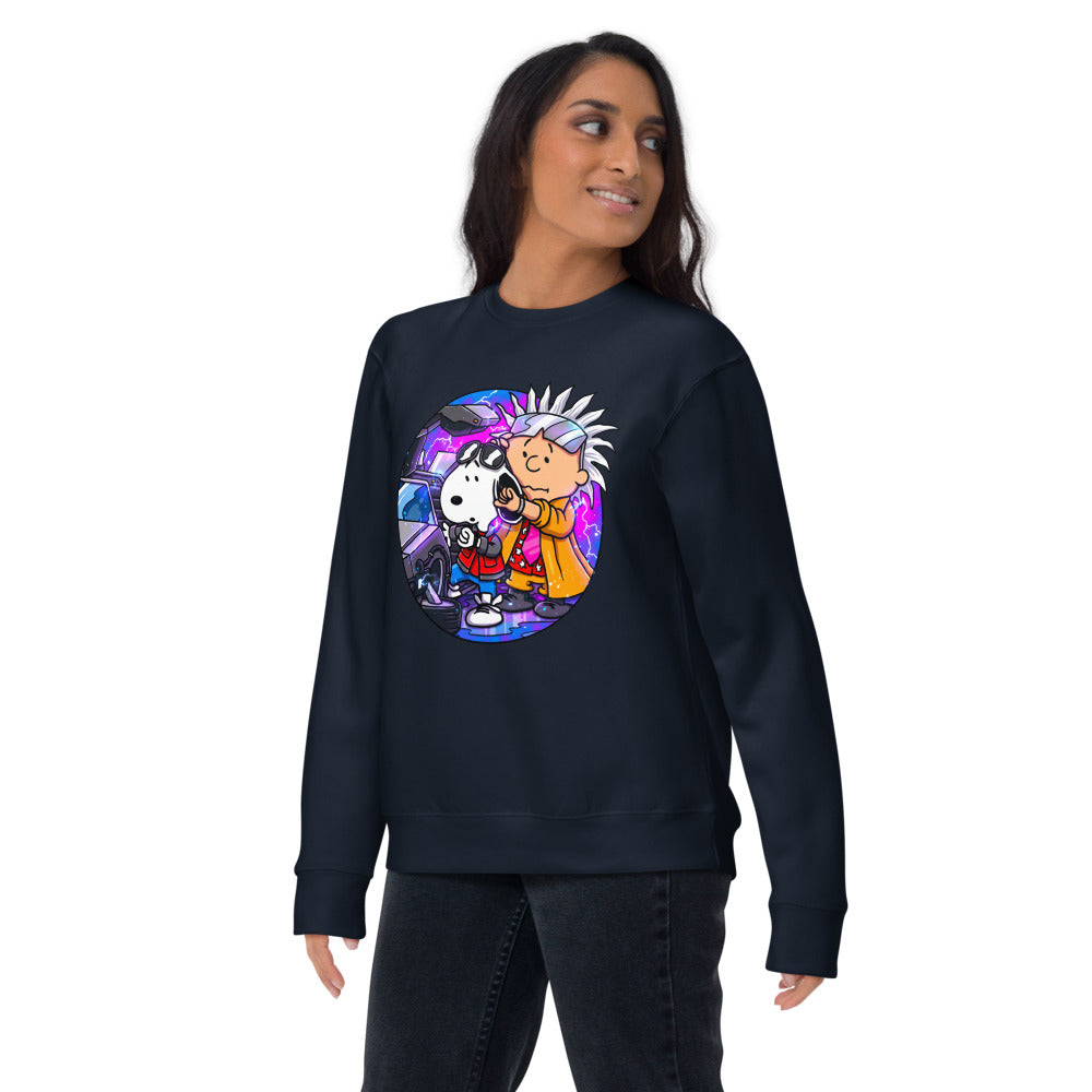 Suéter Snoopy Marty Charlie Brown Doc DeLorean - Lifestyle mujer