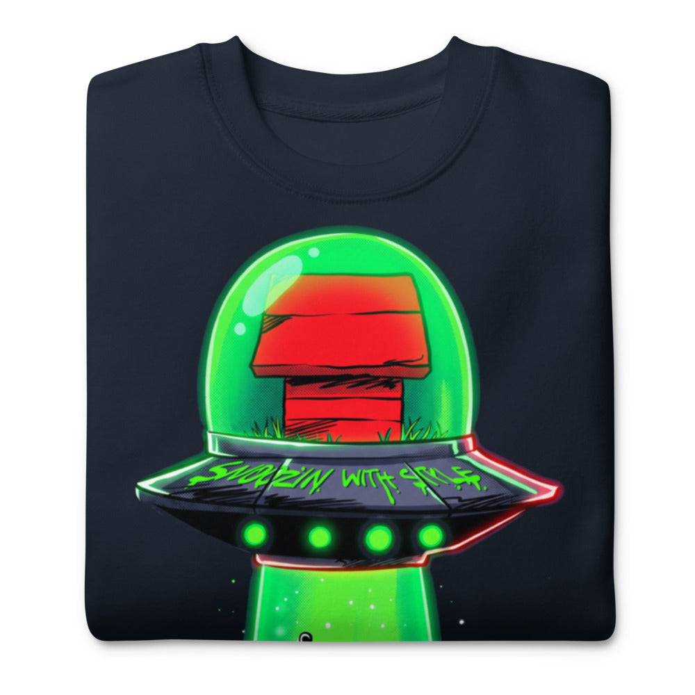 Suéter Snoopy UFO Snoozin With Style - Doblado