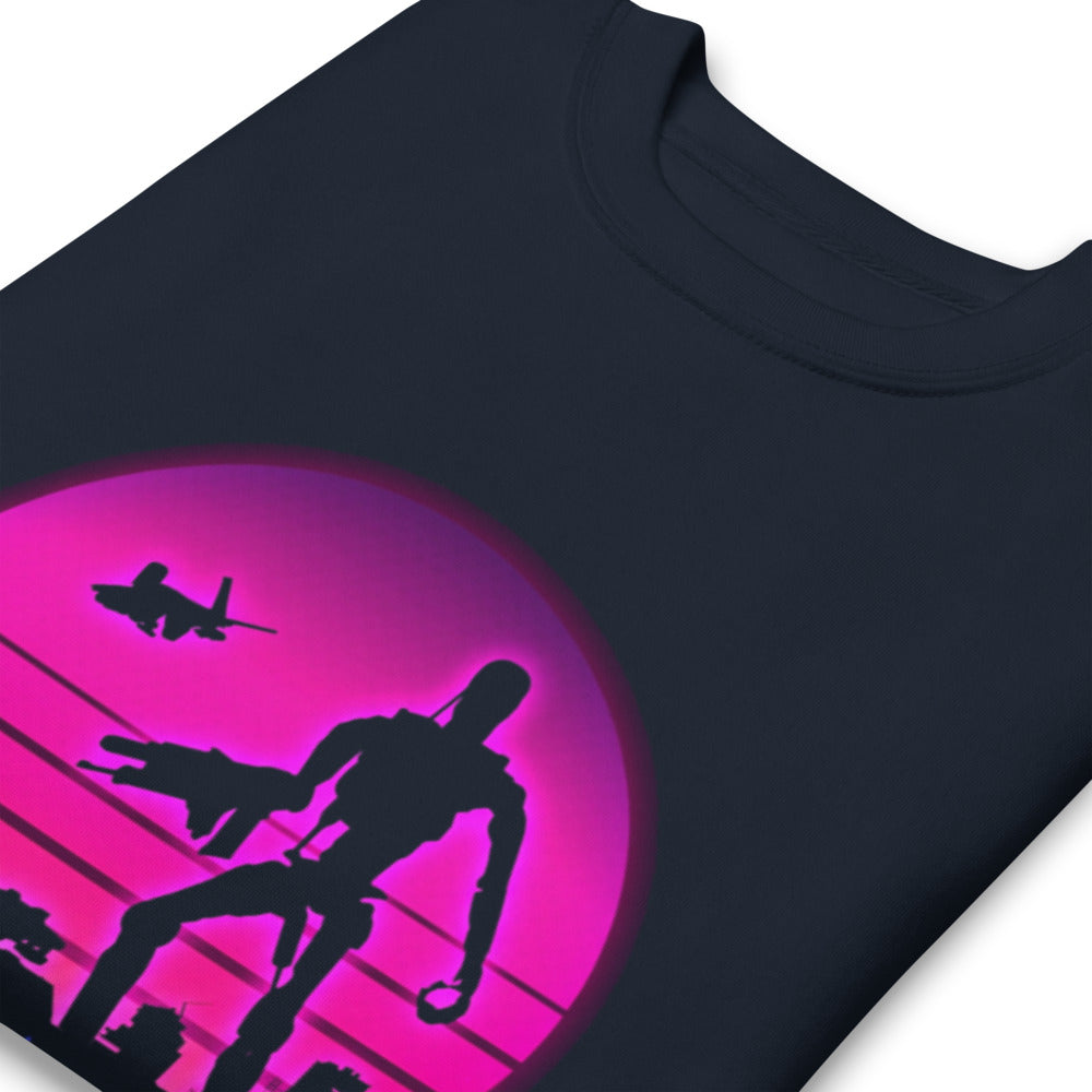 Suéter Terminator Los Angeles Synthwave Endoskeleton - Doblado zoom