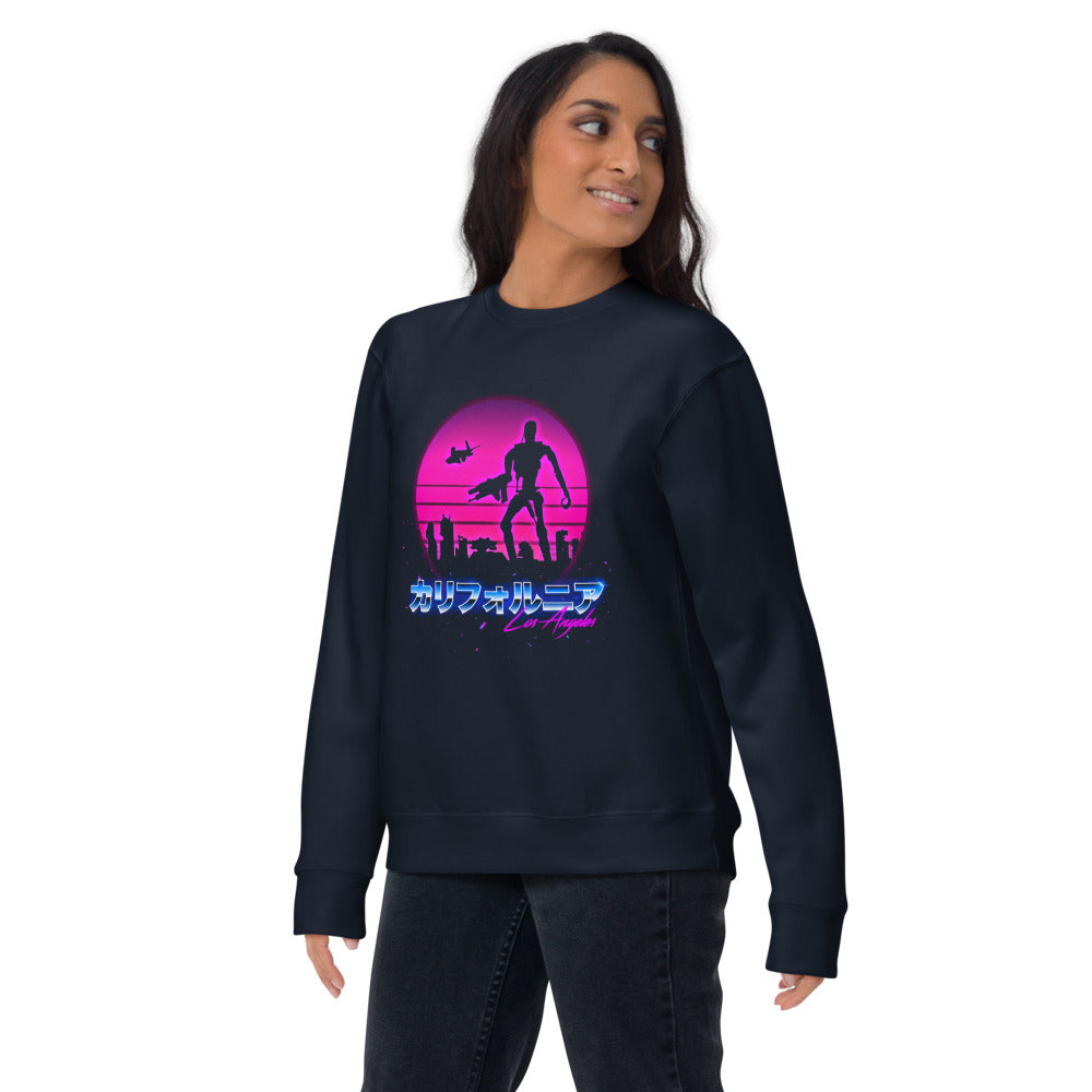 Suéter Terminator Los Angeles Synthwave Endoskeleton - Lifestyle mujer