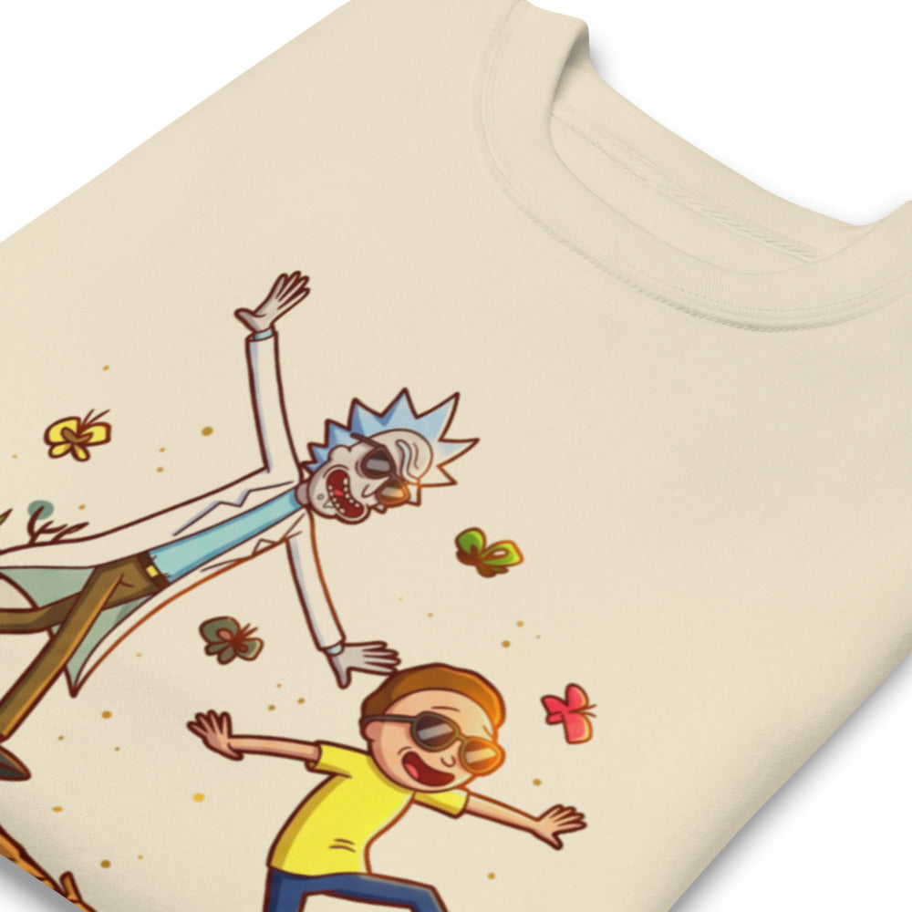 Suéter Rick And Morty Balancing Log Sunglasses - Doblado zoom