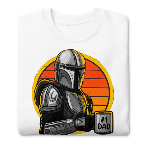 Suéter #1 Dad Mandalorian - Doblado