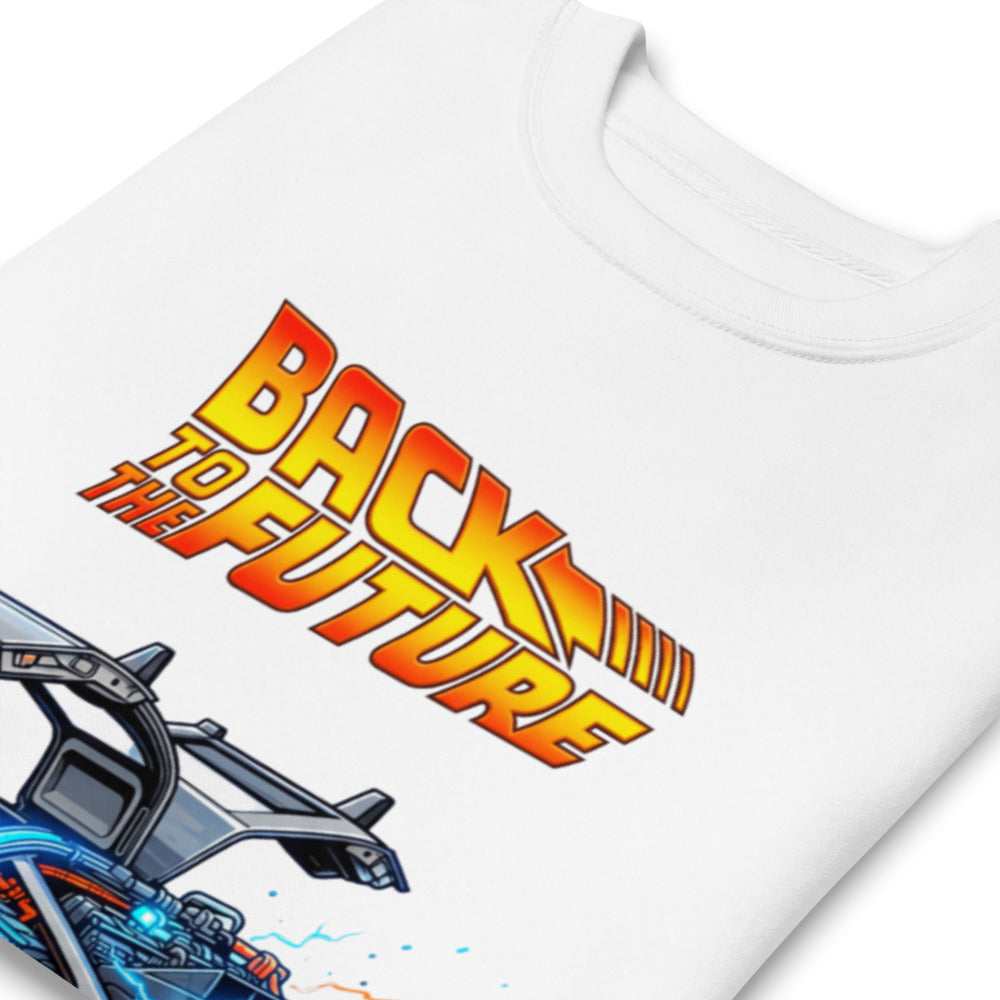 Suéter Back To The Future DeLorean Blue Glow - Doblado zoom
