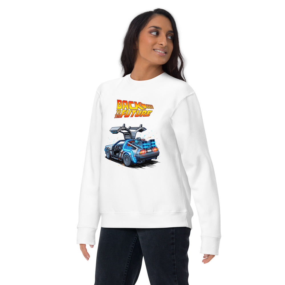 Suéter Back To The Future DeLorean Blue Glow - Lifestyle mujer