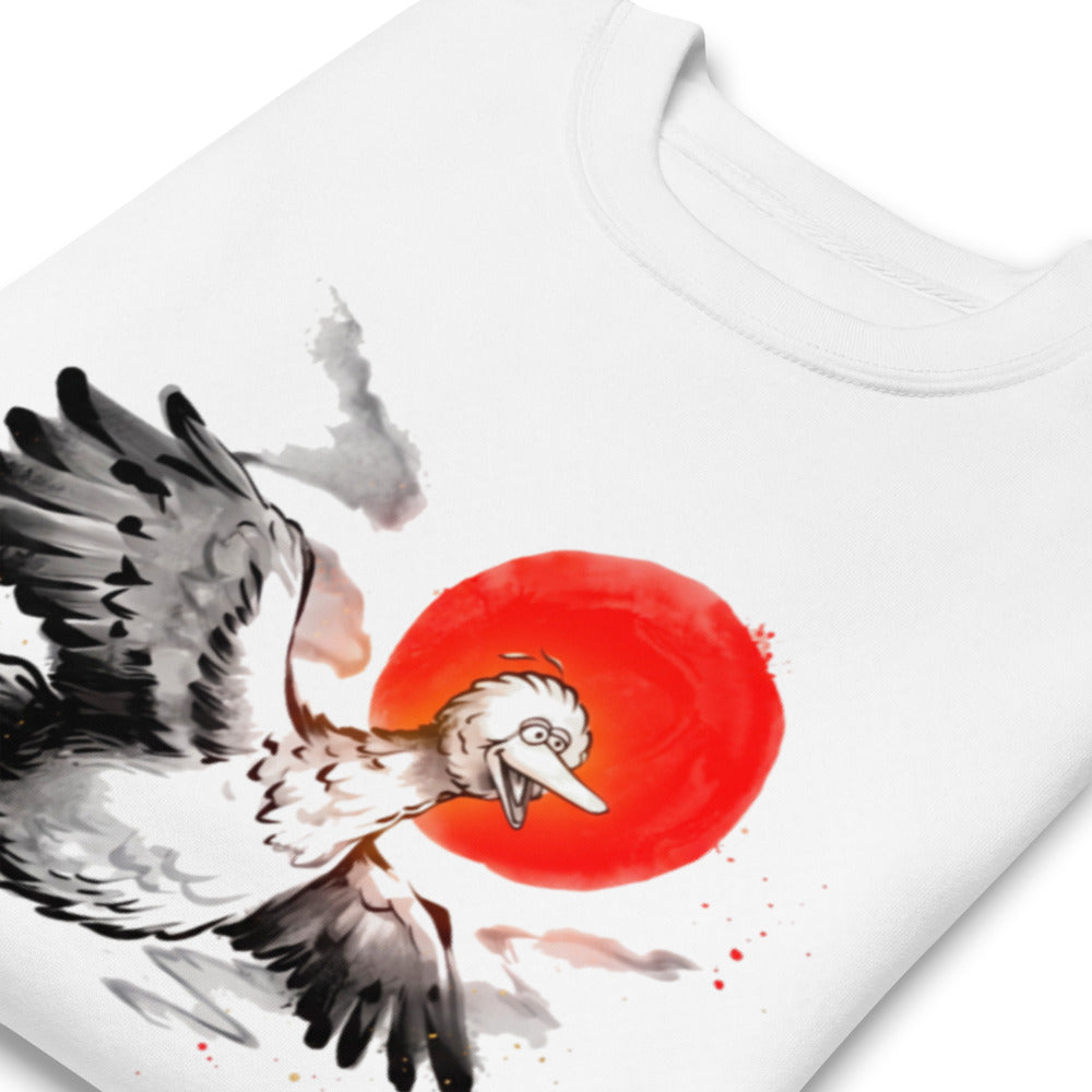 Suéter Big Bird Ink Wash Flying Red Sun - Doblado zoom