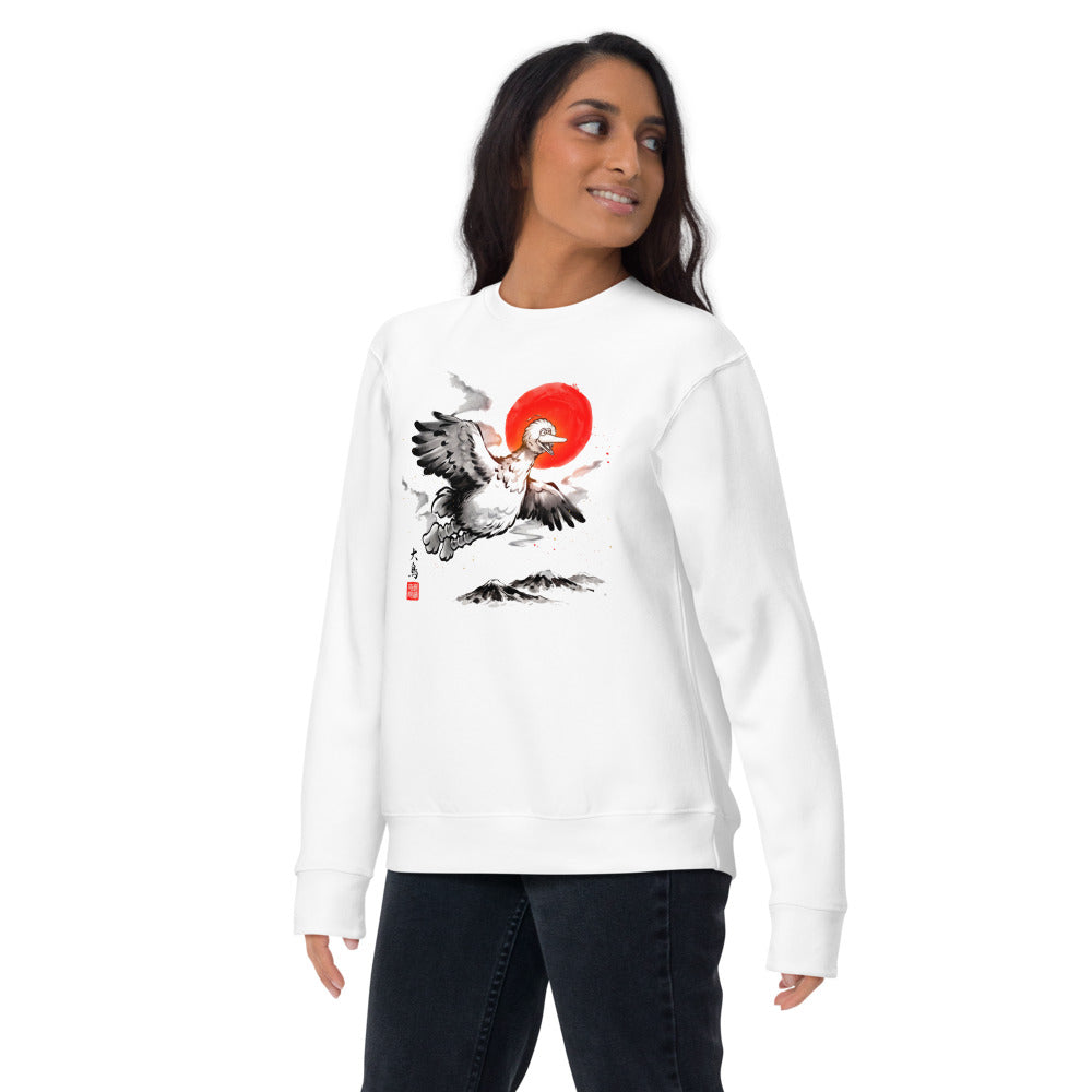 Suéter Big Bird Ink Wash Flying Red Sun - Lifestyle mujer