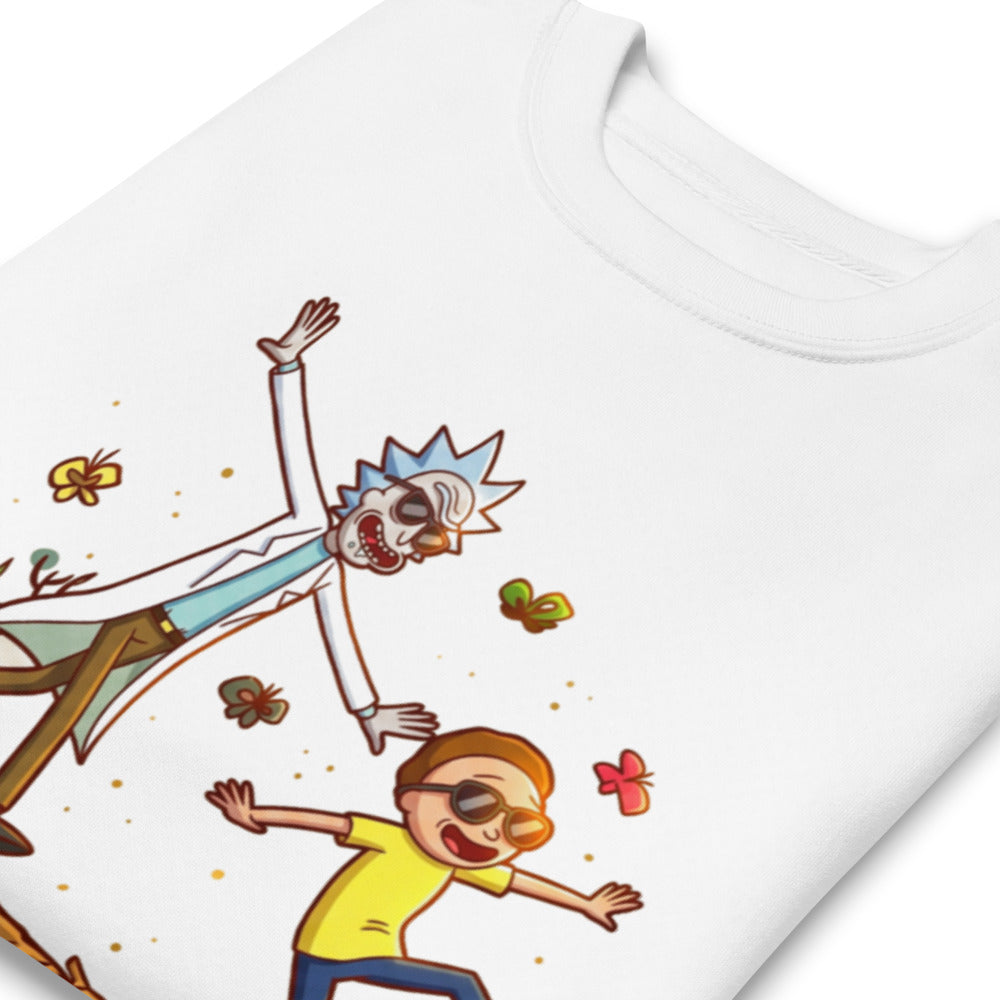 Suéter Rick And Morty Balancing Log Sunglasses - Doblado zoom