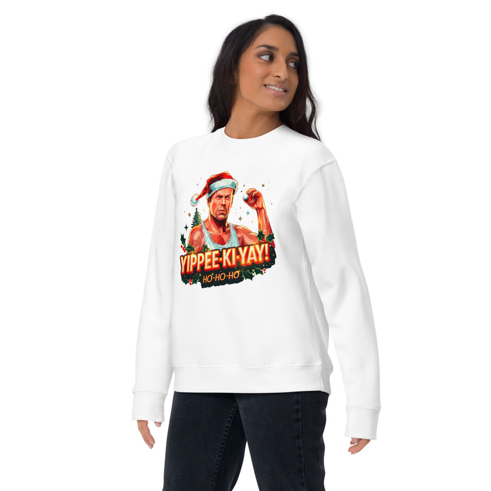 Suéter Yippee Ki Yay Ho Ho Ho Santa Hat - Lifestyle mujer