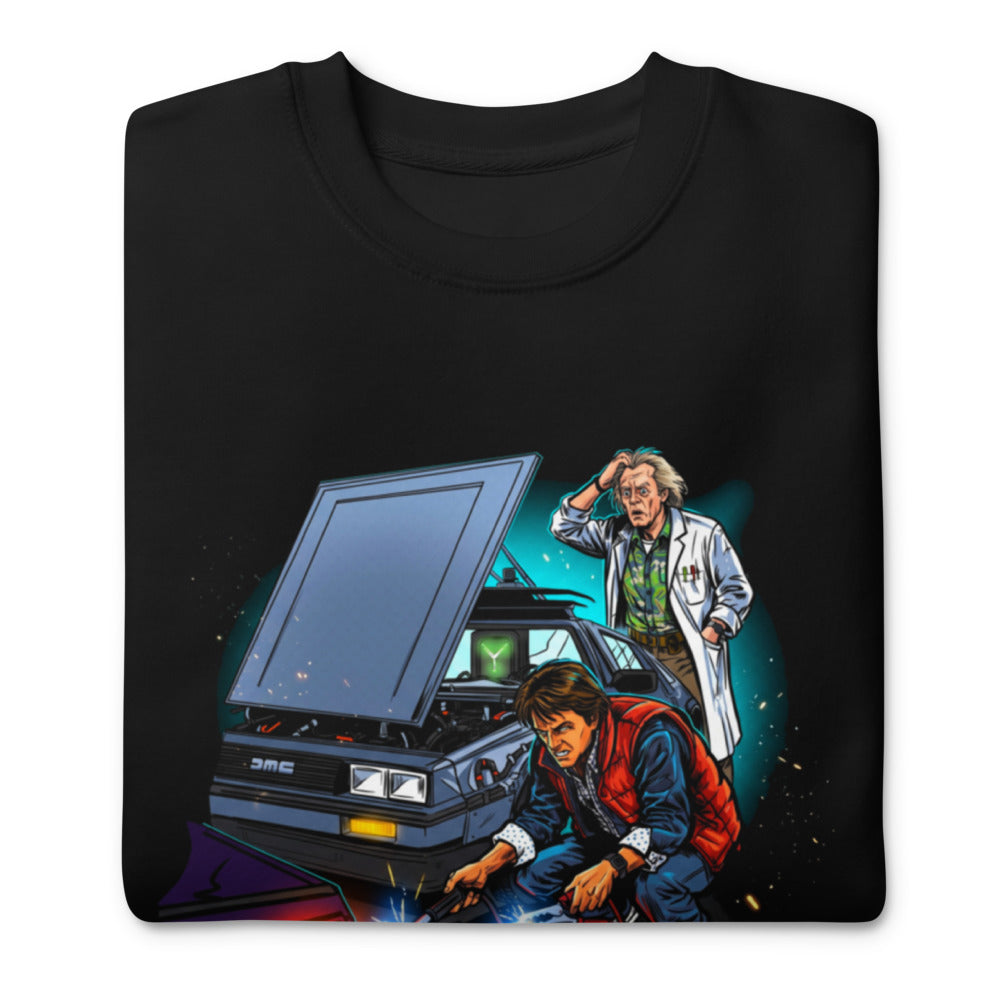 Suéter Back To The Future Out Of Time Jumpstart - Doblado