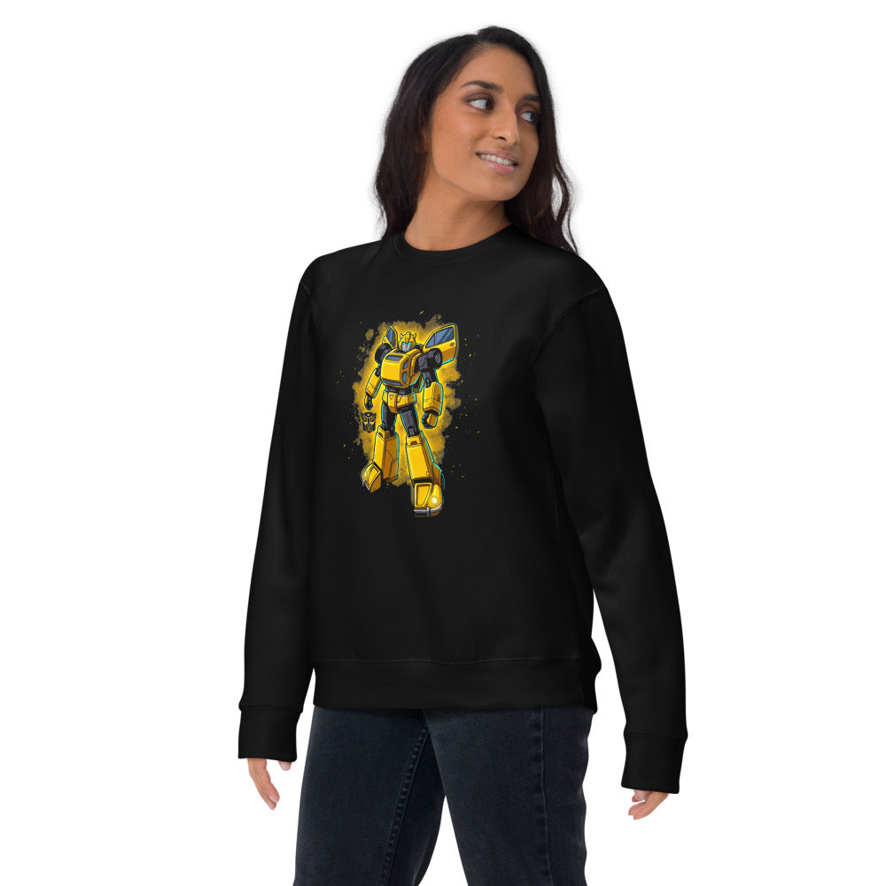 Suéter Bumblebee Autobot Yellow Glow Dust Cloud - Lifestyle mujer