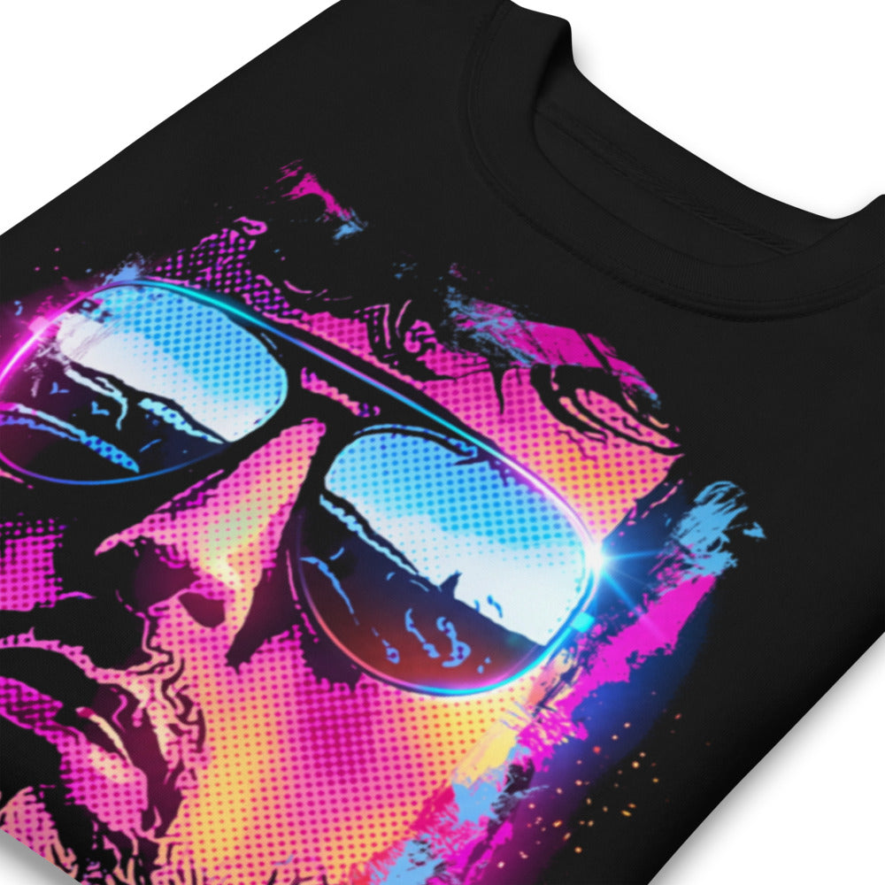 Suéter Cobra Neon Sunglasses Synthwave - Doblado zoom