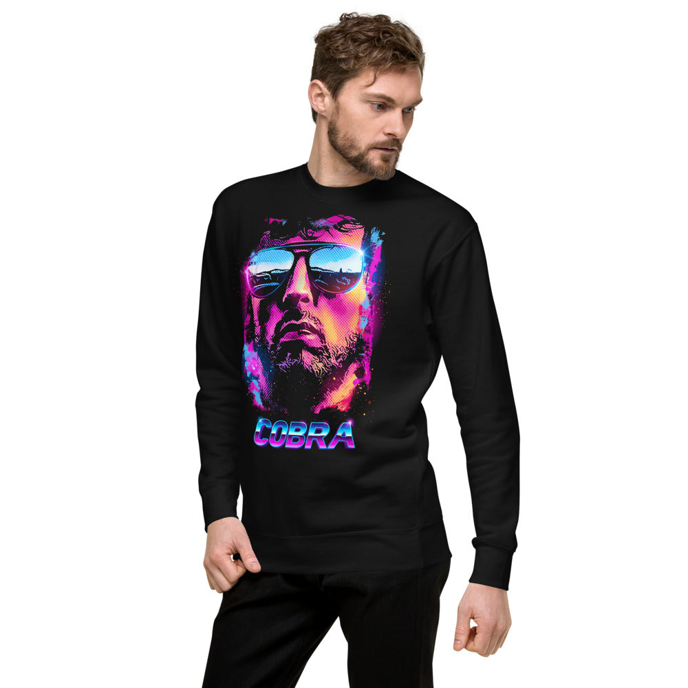 Suéter Cobra Neon Sunglasses Synthwave - Lateral izquierdo