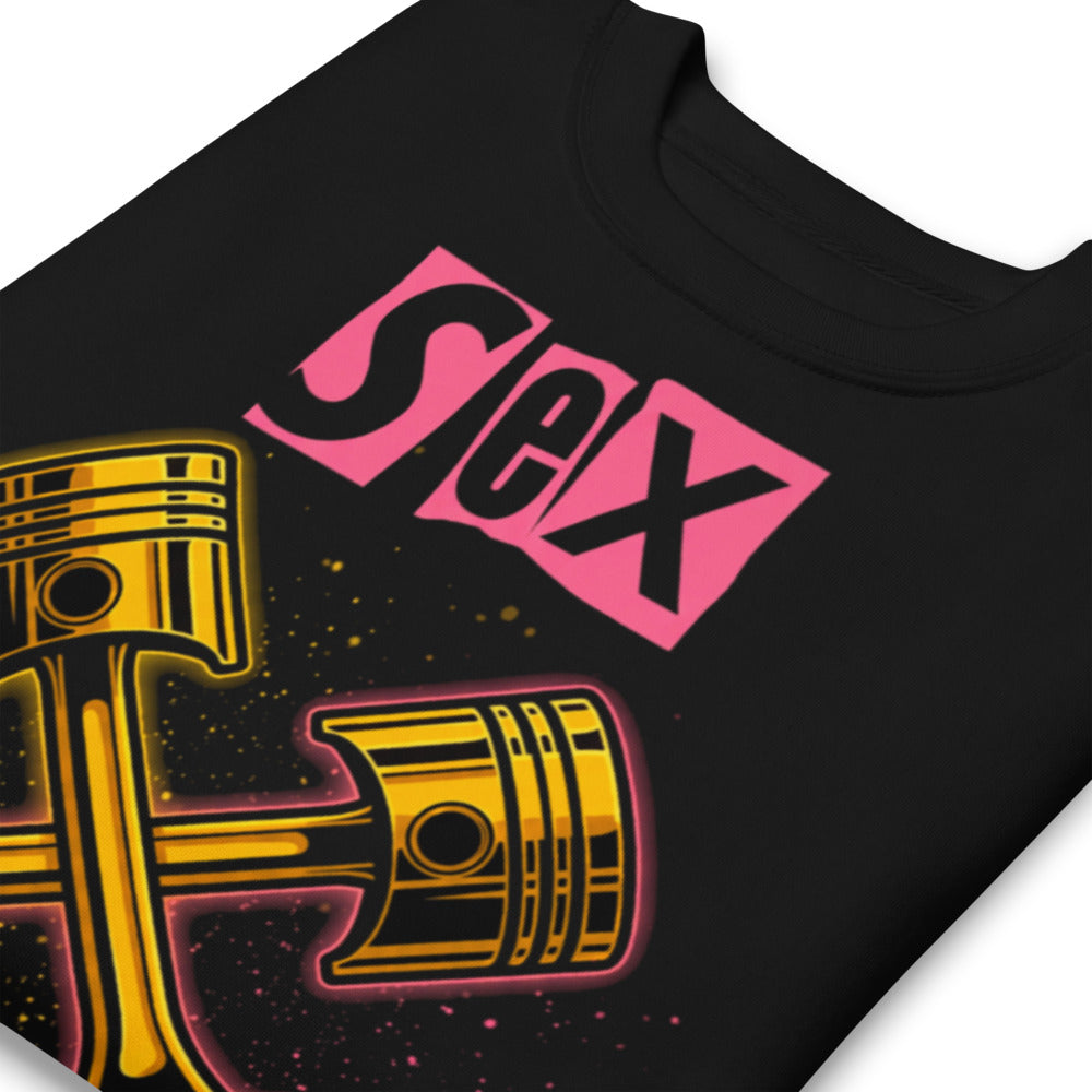 Suéter Crossed Golden Pistons Punk Pink Letters - Doblado zoom
