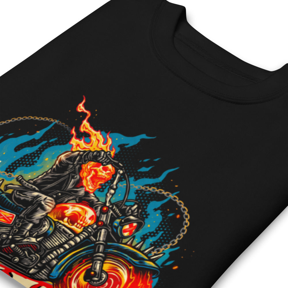 Suéter Ghost Rider Blaze Spiked Chopper - Doblado zoom