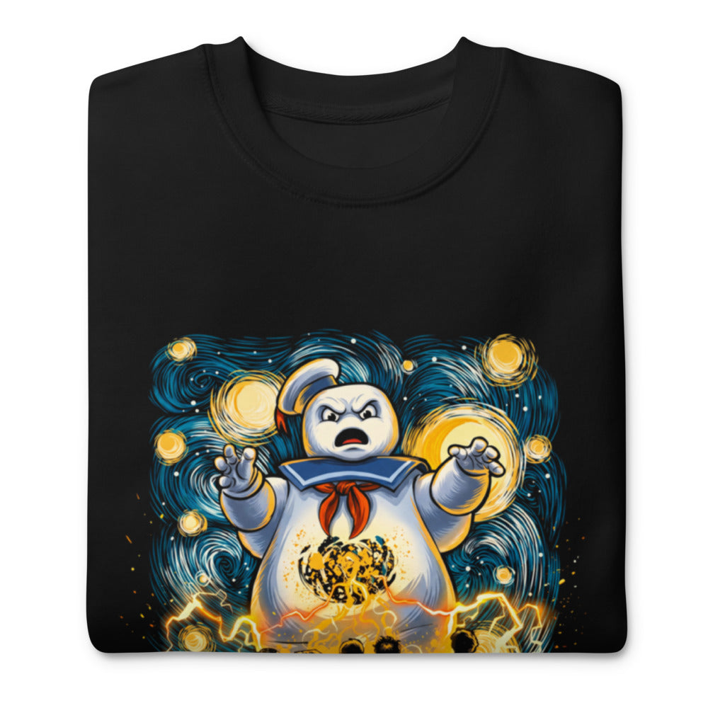 Suéter Ghostbusters Stay Puft Starry Night - Doblado