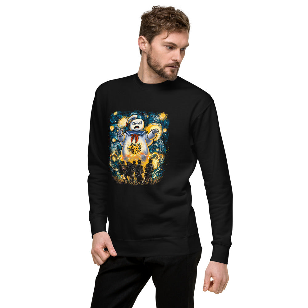 Suéter Ghostbusters Stay Puft Starry Night - Lateral izquierdo