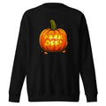 Suéter Glowing Jack O Lantern Halloween Humor - Frente
