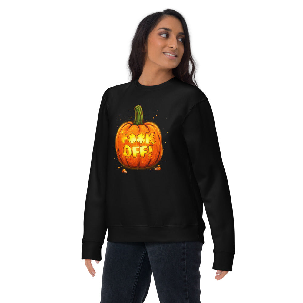 Suéter Glowing Jack O Lantern Halloween Humor - Lifestyle mujer