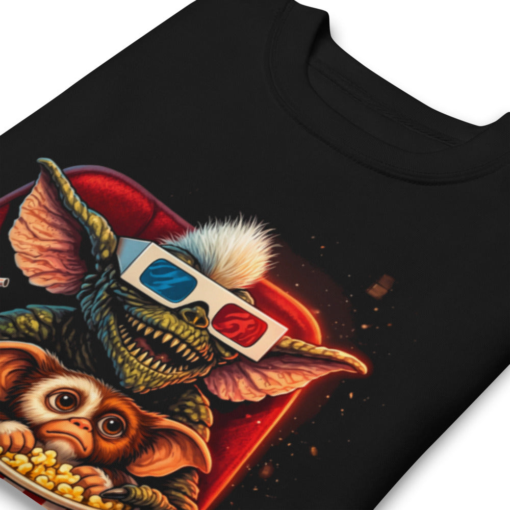 Suéter Gremlins Stripe Gizmo Movie Night - Doblado zoom