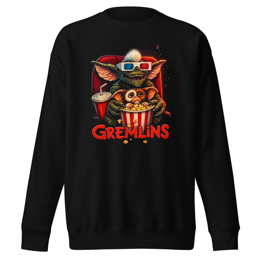 Suéter Gremlins Stripe Gizmo Movie Night - Frente
