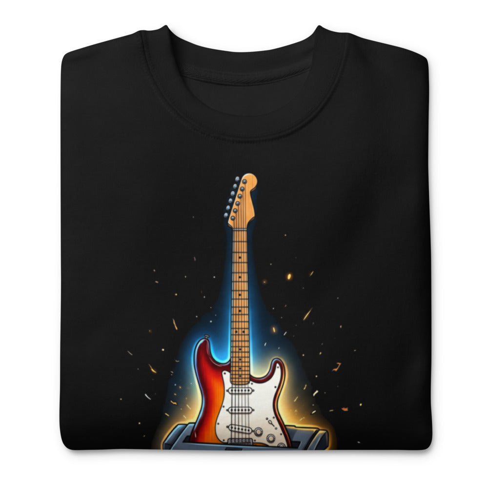 Suéter Guitar Shredder Sunburst Paper Shredder - Doblado