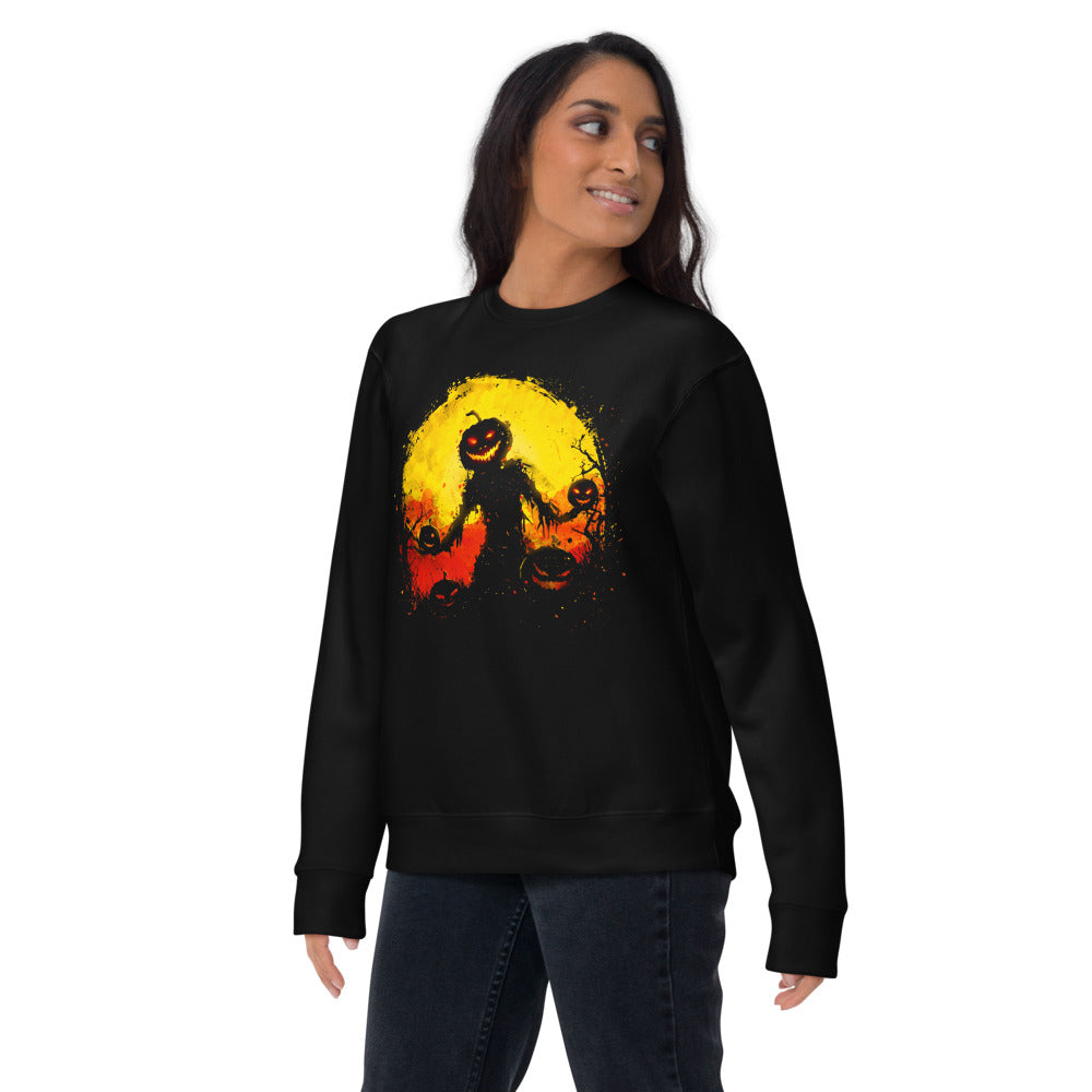 Suéter Halloween Pumpkin Scarecrow Moon - Lifestyle mujer