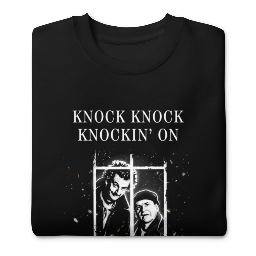 Suéter Home Alone Knock Knock Kevin Door - Doblado