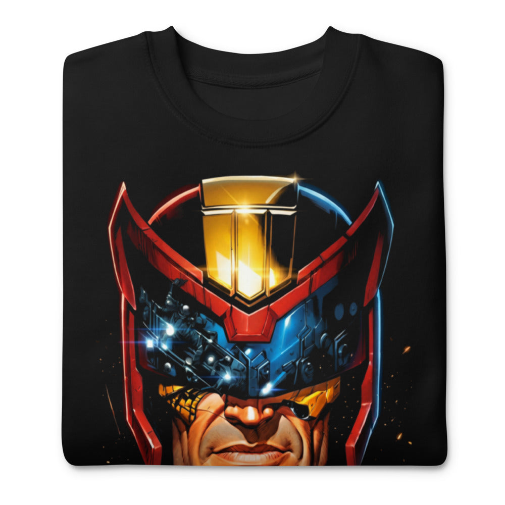 Suéter Judge Dredd Golden Crest Helmet - Doblado