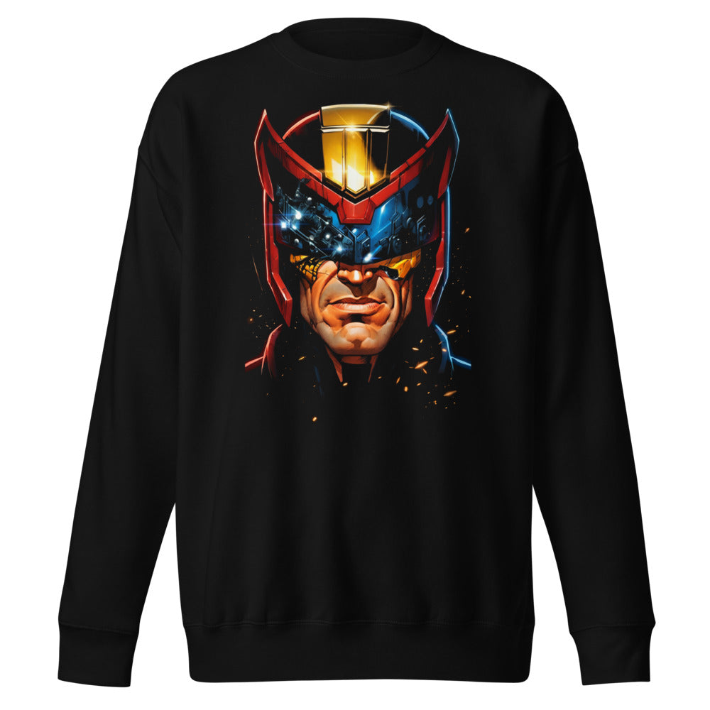 Suéter Judge Dredd Golden Crest Helmet - Frente