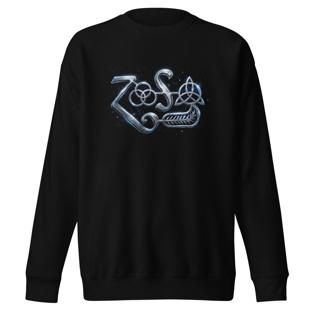 Suéter Led Zeppelin Zoso Chrome Symbol - Frente