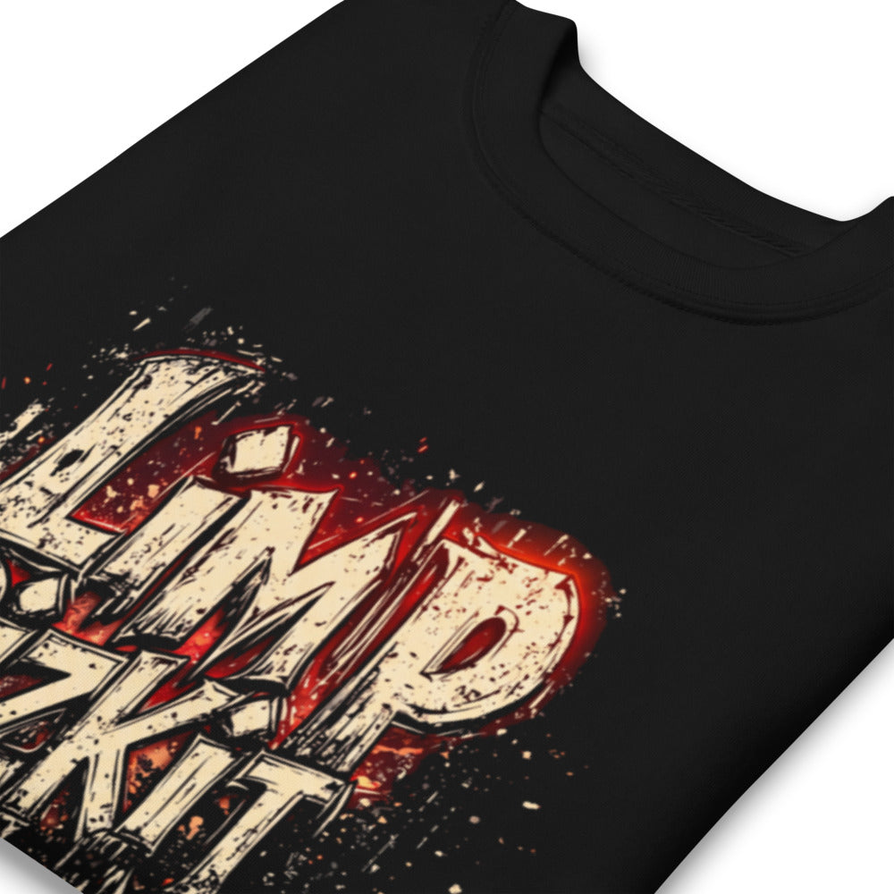 Suéter Limp Bizkit Grunge Drip Red Glow - Doblado zoom