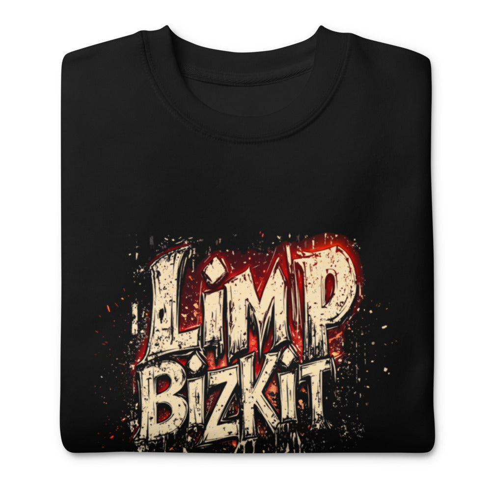 Suéter Limp Bizkit Grunge Drip Red Glow - Doblado