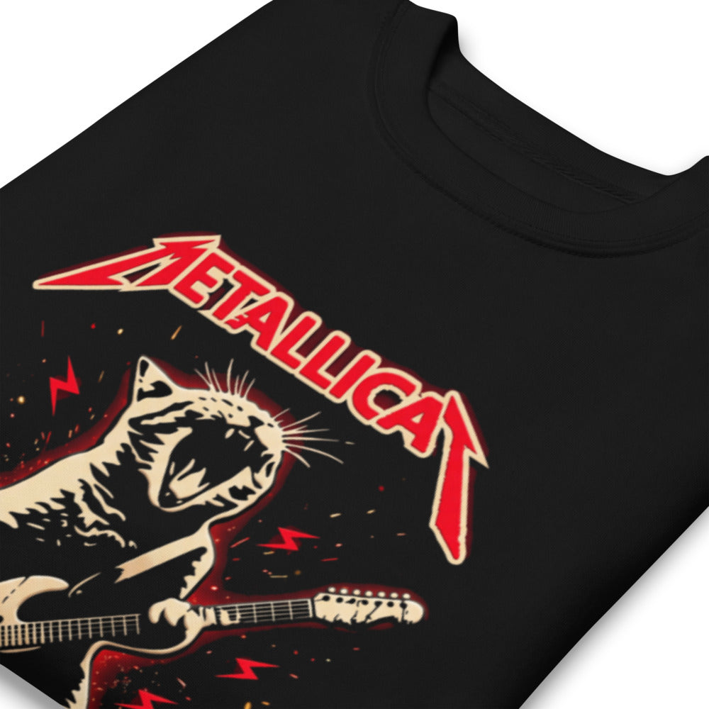 Suéter Metallicat Screaming Cat Electric Guitar - Doblado zoom