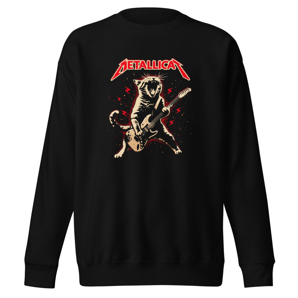 Suéter Metallicat Screaming Cat Electric Guitar - Frente