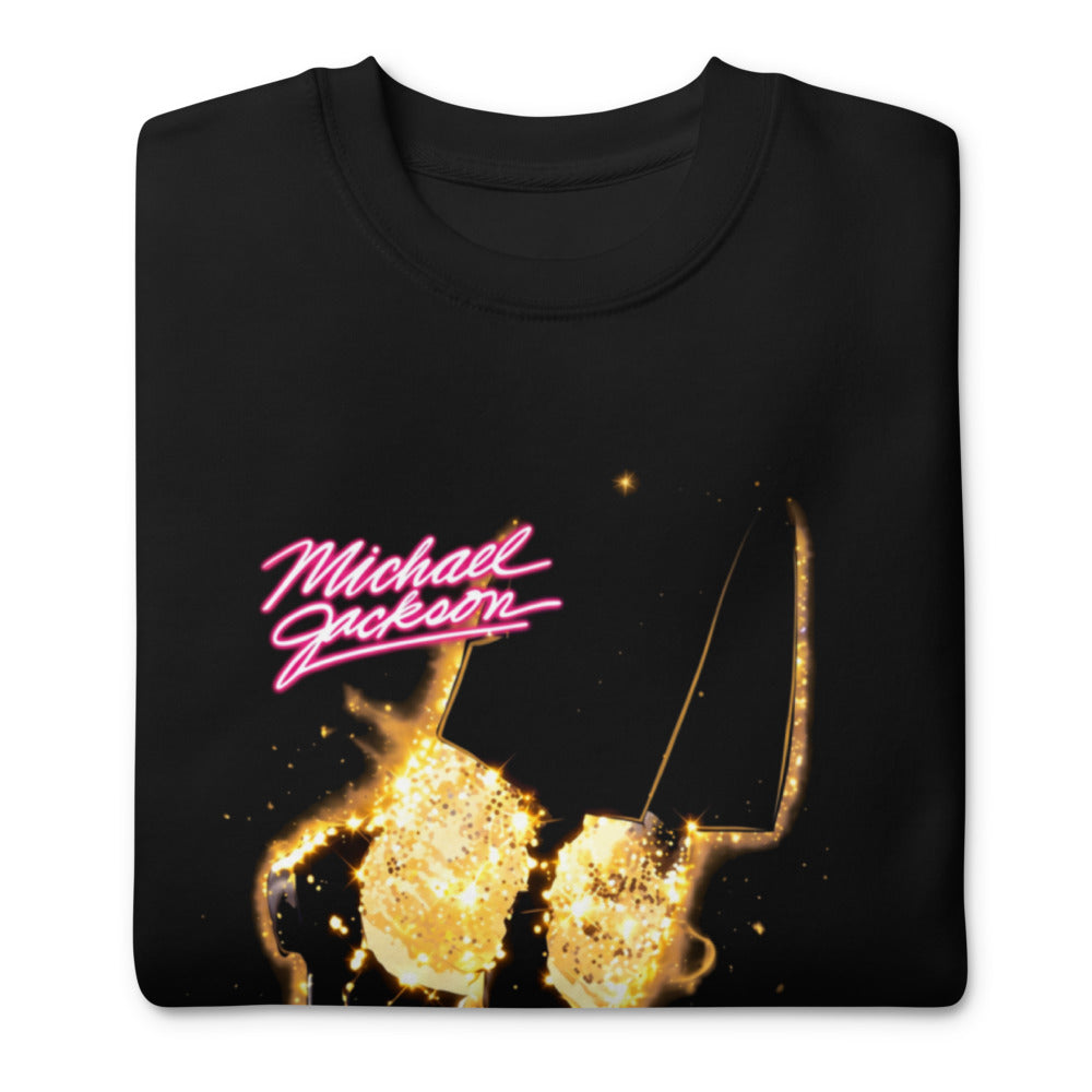 Suéter Michael Jackson Glitter Socks Neon Pink - Doblado