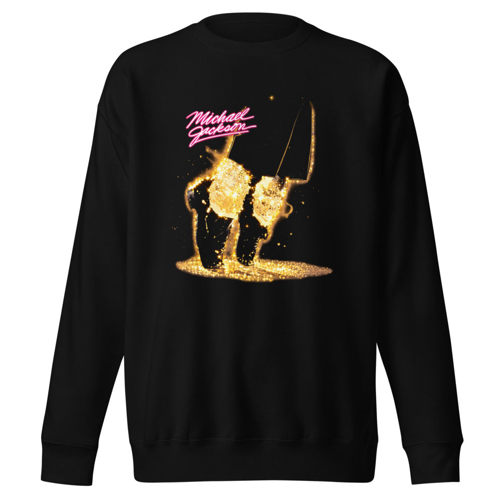 Suéter Michael Jackson Glitter Socks Neon Pink - Frente