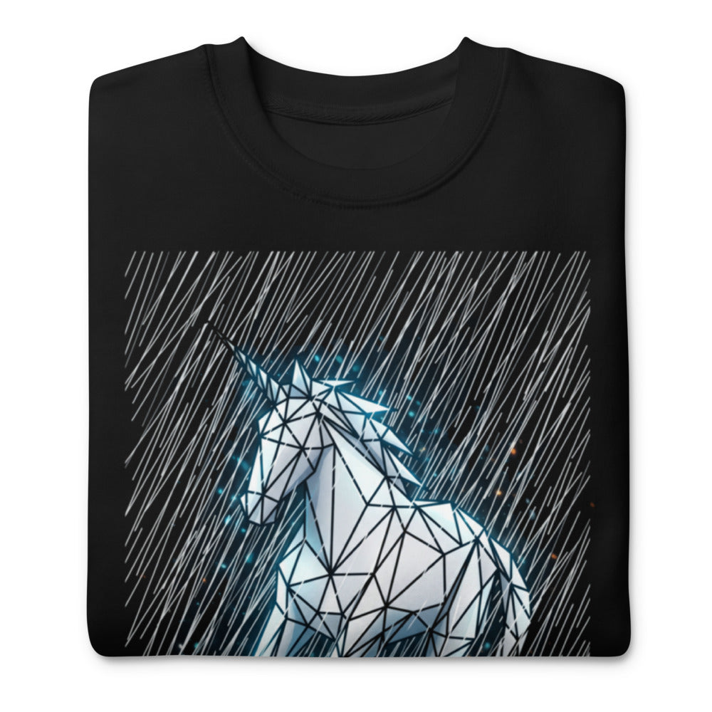 Suéter More Human Than Human Geometric Unicorn - Doblado