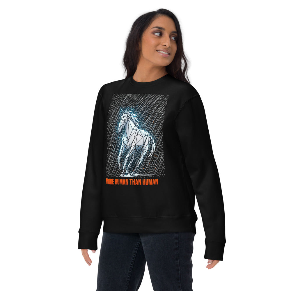 Suéter More Human Than Human Geometric Unicorn - Lifestyle mujer